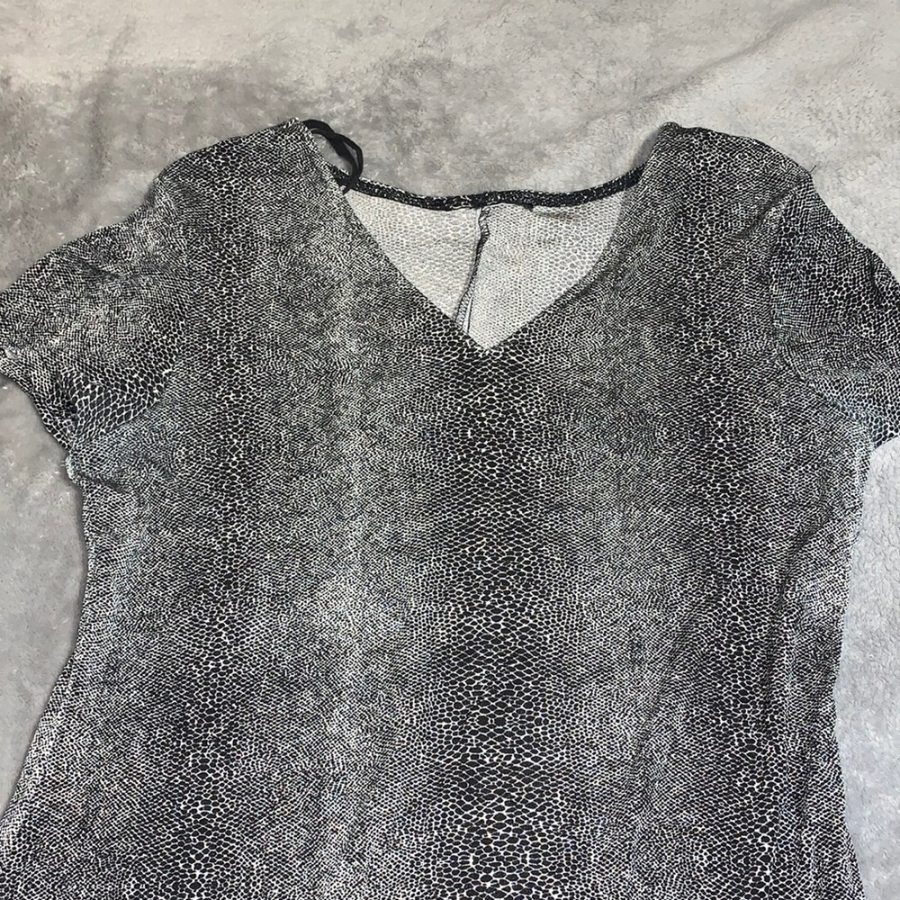 snake print dress